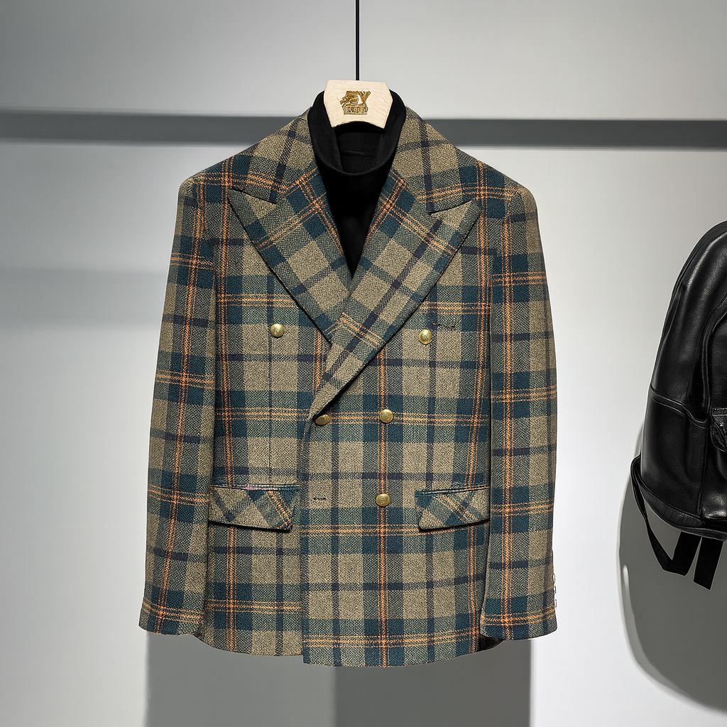 Ashmere Co. Double-Breasted Blazer