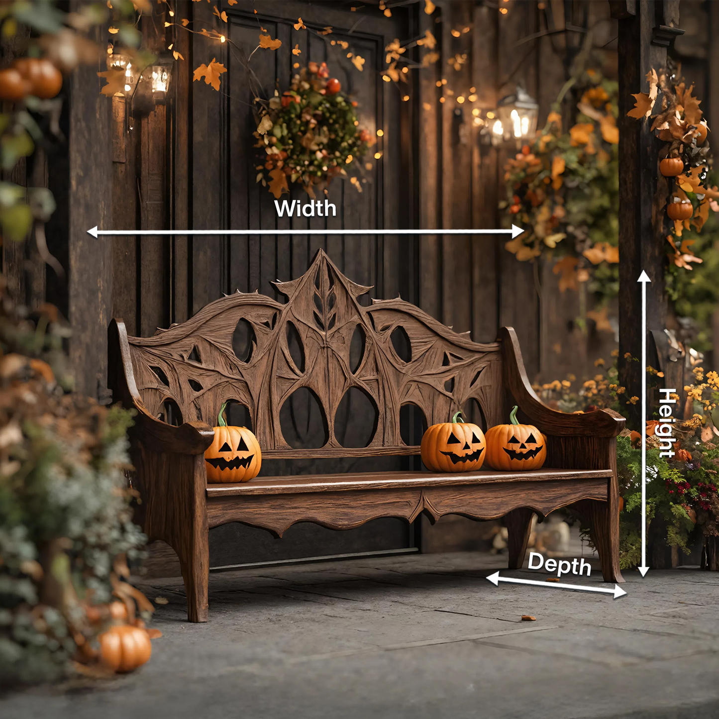 Mid Century Halloween Patio Chair For Spooky Outdoor Design