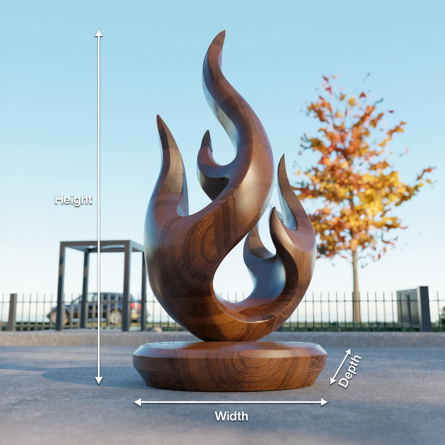 Rustic Abstract Wooden Decor For Entryway Table