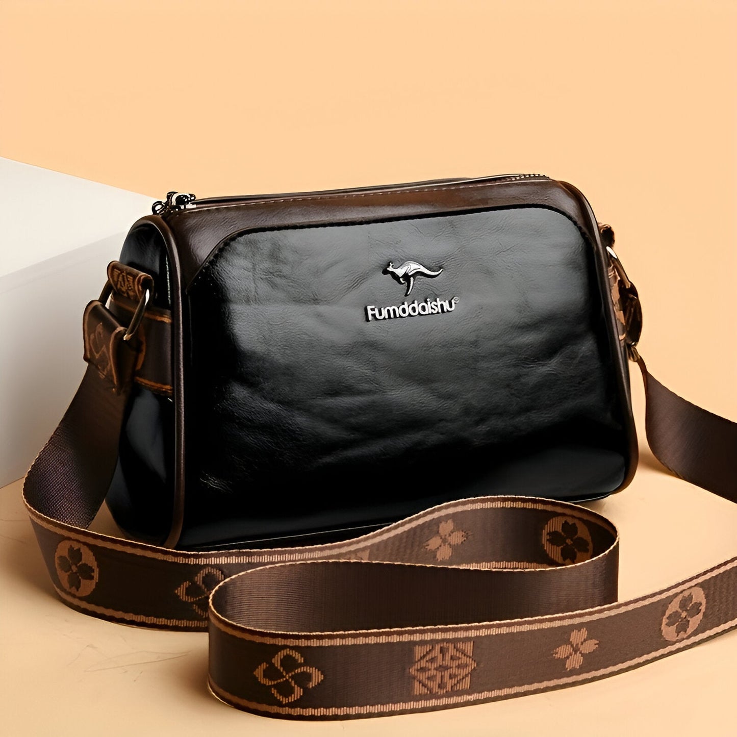Fumodaishu Leather Crossbody Bag