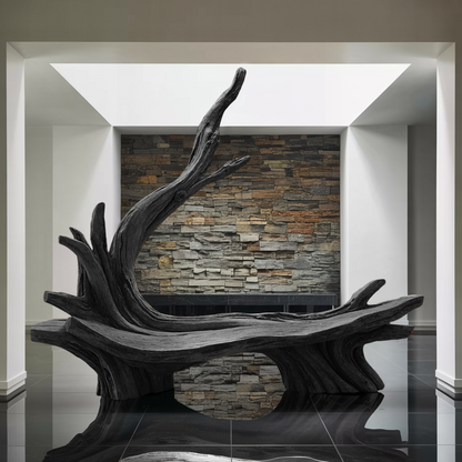 Handcrafted Live Edge Bench For Artistic Patio Designs