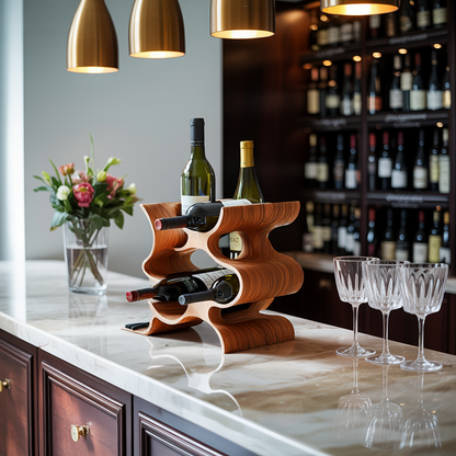 Farmhouse Wine Stand For Furniture Accent Feature