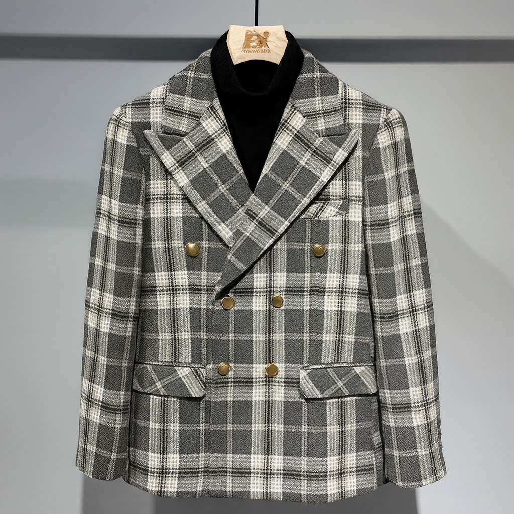 Ashmere Co. Double-Breasted Blazer