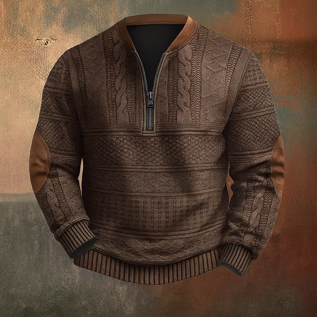 Alpine Wool Zip Pullover