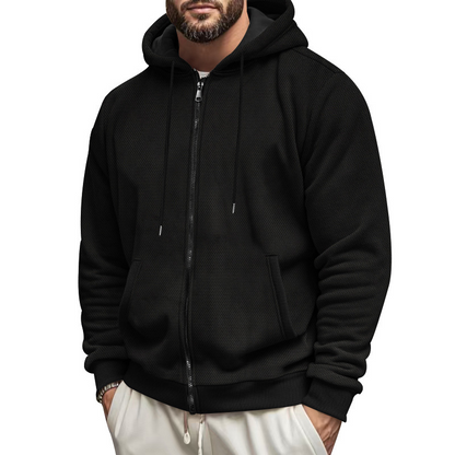 Brooklyn Waffle Knit Hoodie