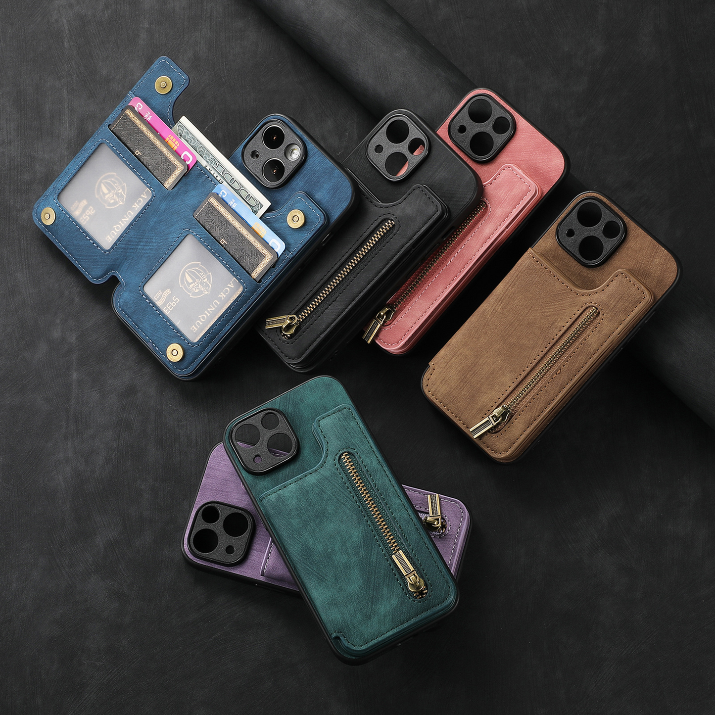 Heritage Leather iPhone Wallet Case