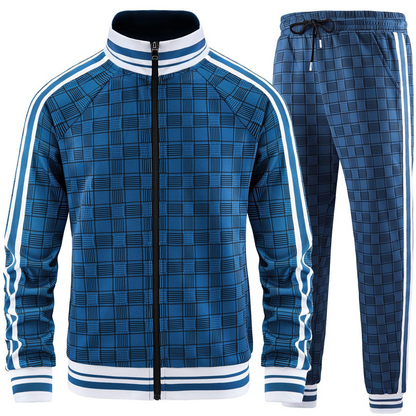 Axel Grid Tracksuit Set