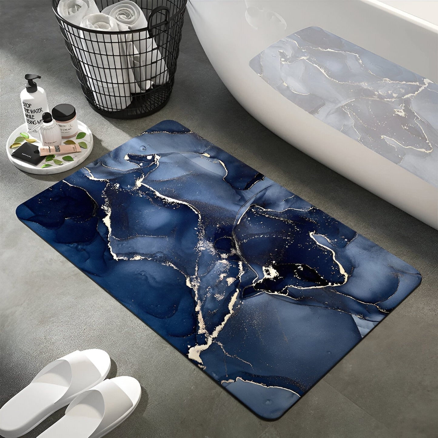 LuxeGold Stone Bath Mat