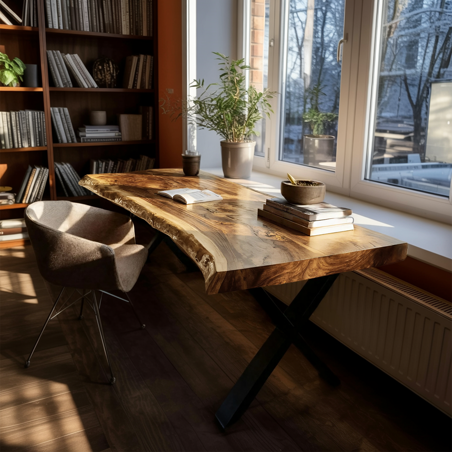 Modern Solid Wood Tabletop For Living Room Design