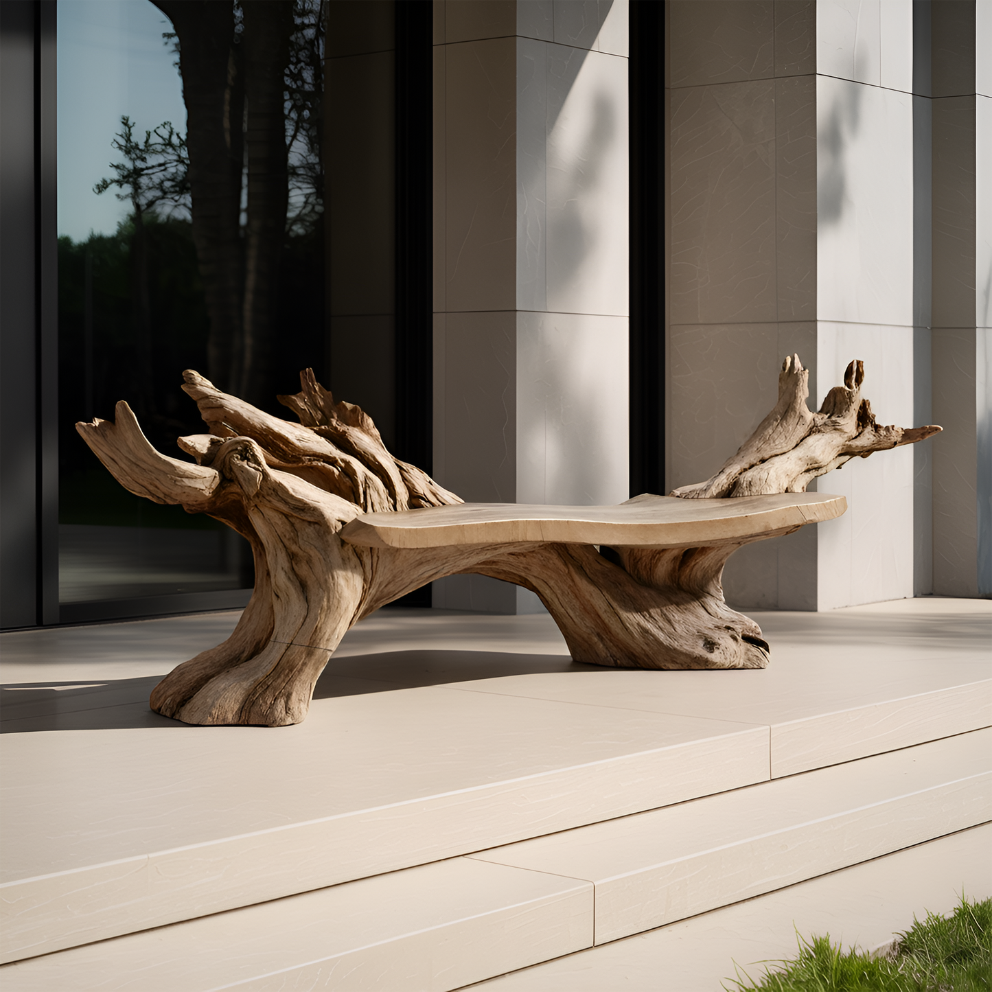 Farmhouse Live Edge Bench Entryway Design For Welcoming Foyers