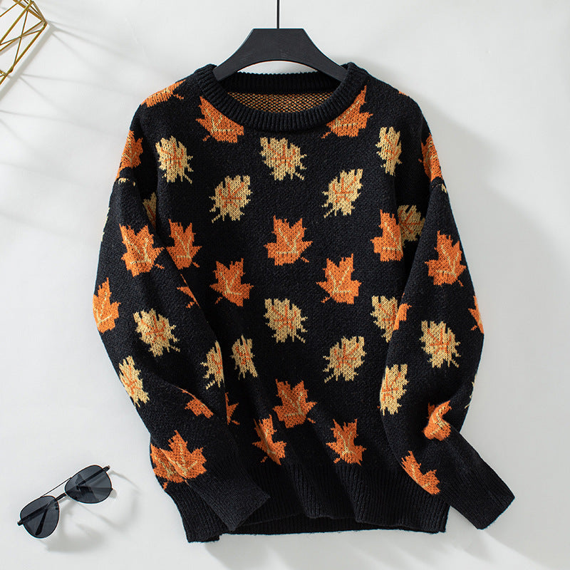 Autumna Maple Knit Pullover