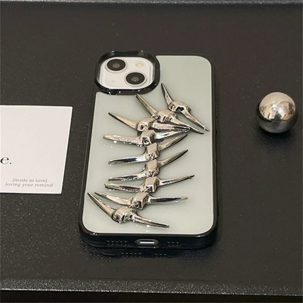 Chrome Spine iPhone Case