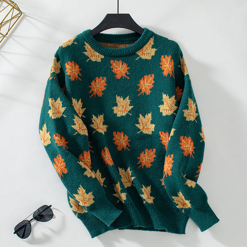 Autumna Maple Knit Pullover