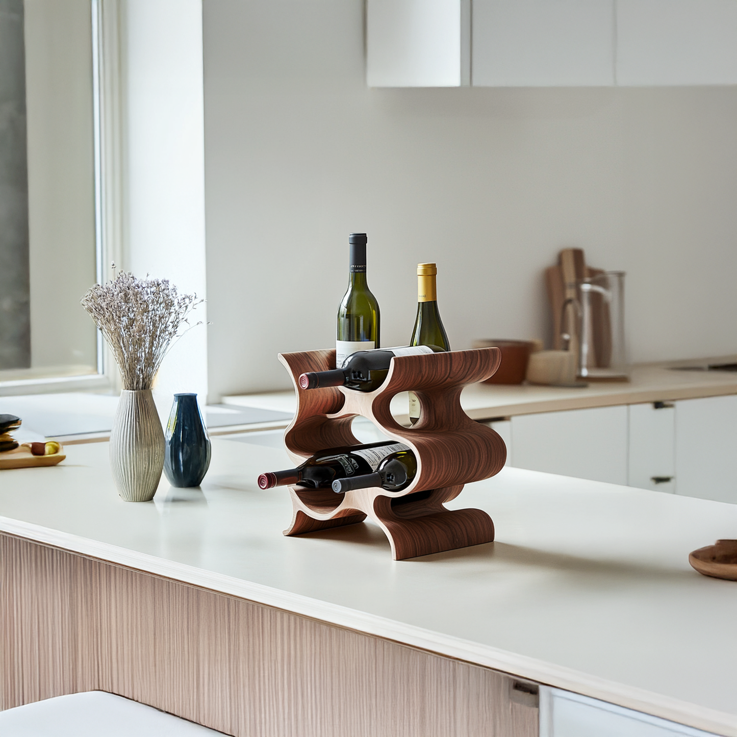 Farmhouse Wine Stand For Furniture Accent Feature