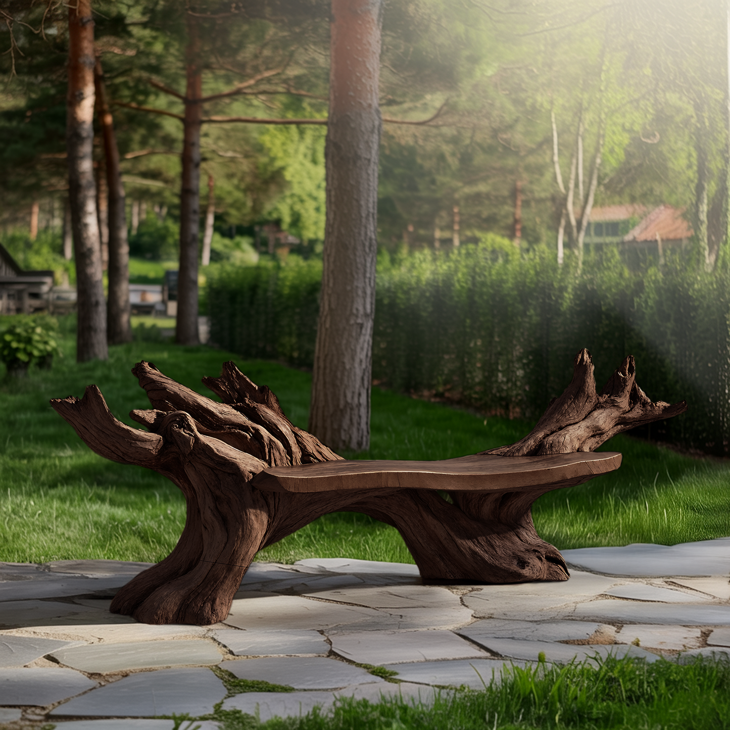 Farmhouse Live Edge Bench Entryway Design For Welcoming Foyers