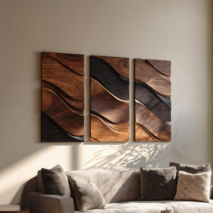 Farmhouse Rectangular Wooden Wall Art For Bedroom Decor