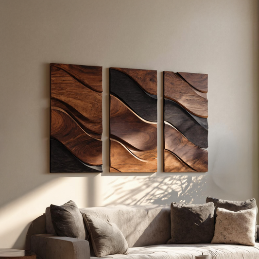 Farmhouse Rectangular Wooden Wall Art For Bedroom Decor