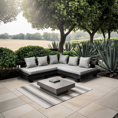 Minimalist Outdoor Sofa Set For Patio Garden And Poolside