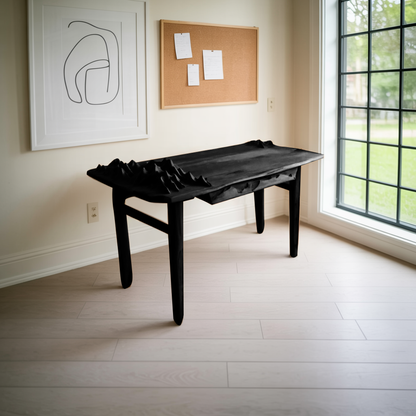 Mountain Carving Desk With 3D Detail For Studio Office And Reading Corner