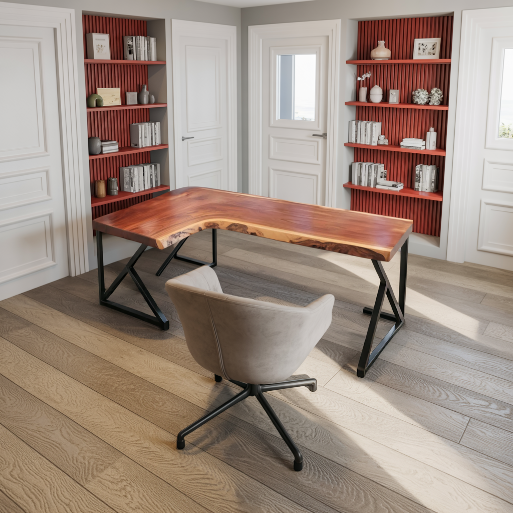 Modern L Shaped Corner Desk For Home Office Setup