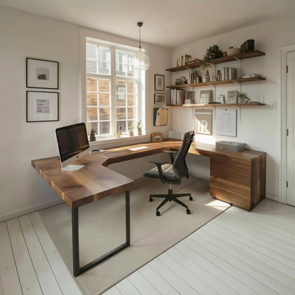 Modern U Shaped Desk For Home Office Use