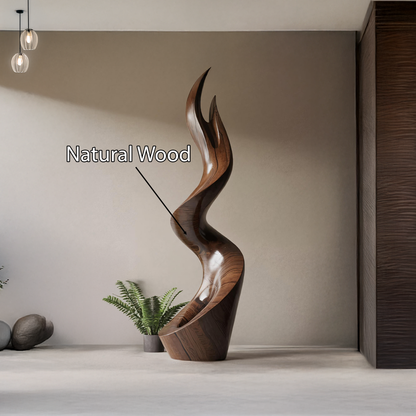 Mid Century Abstract Sculpture For Furniture Wall Art