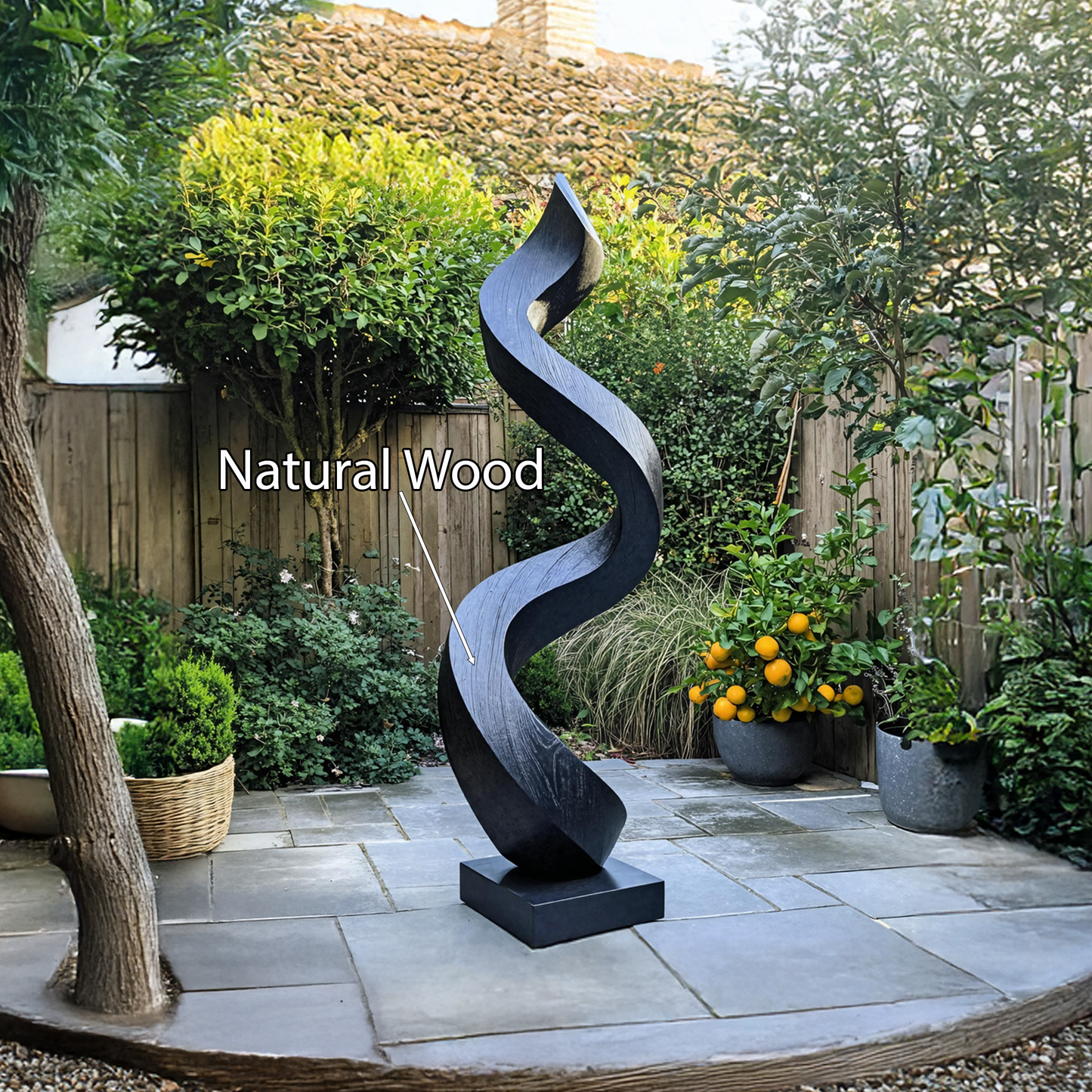 Mid Century Abstract Sculpture For Garden Wall Feature