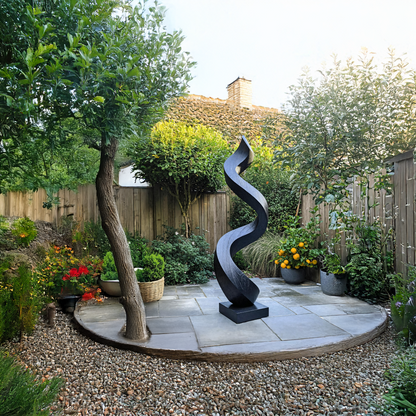 Mid Century Abstract Sculpture For Garden Wall Feature