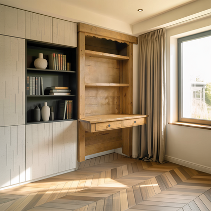 Rustic Floating Desk For Cozy Home Office Setup