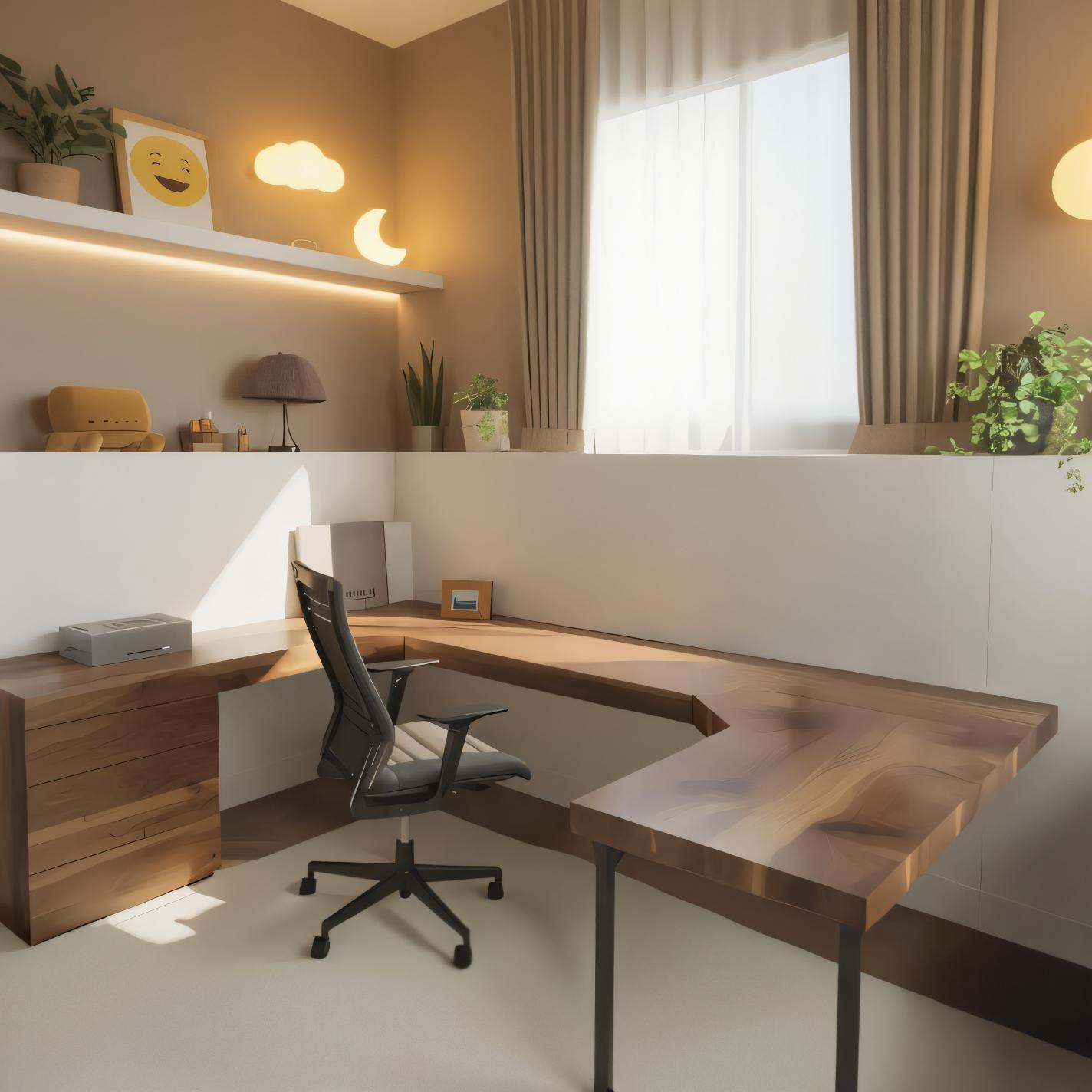 Modern U Shaped Desk For Home Office Use