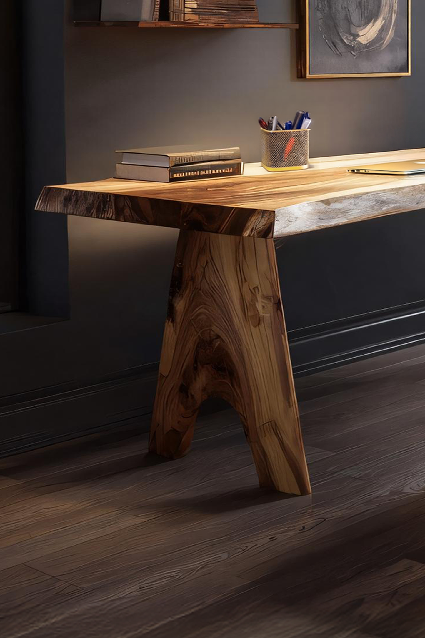 Modern Wooden Desk For Home Study And Creative Space