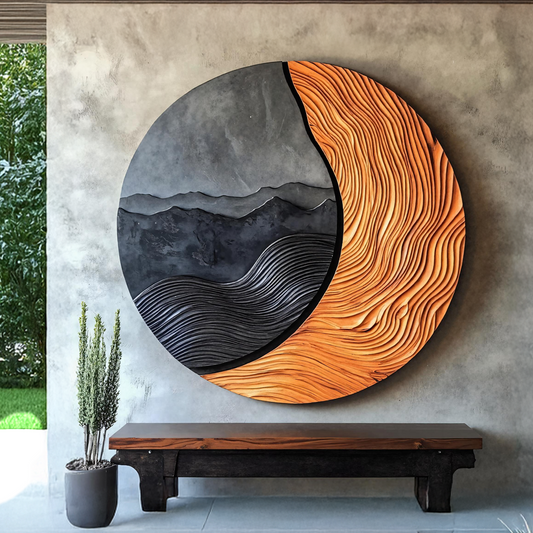 Handcrafted Large Sculpture Wall For Furniture Wall Art