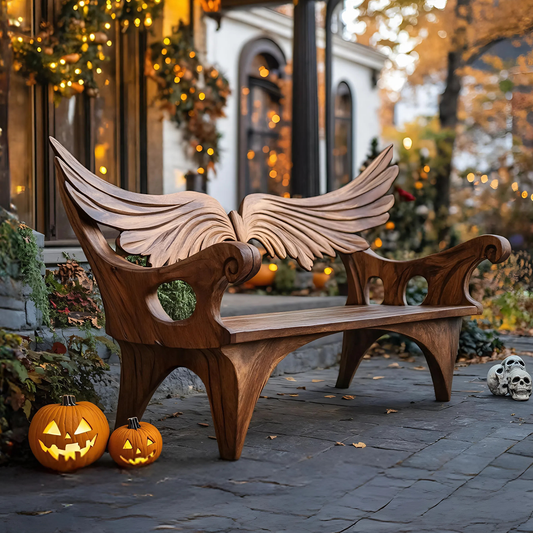 Handcrafted Wooden Bench For Living Room Elegant Furniture Decor