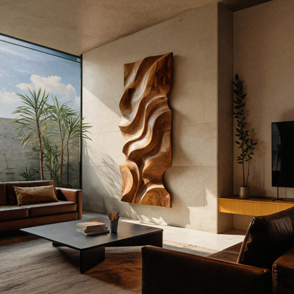 Modern Organic Wall Decor Art Piece For Living Room