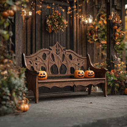 Mid Century Halloween Patio Chair For Spooky Outdoor Design