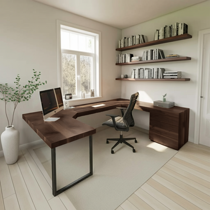 Modern U Shaped Desk For Home Office Use
