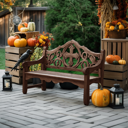 Farmhouse Halloween Patio Chair For Rustic Halloween Porch Decor
