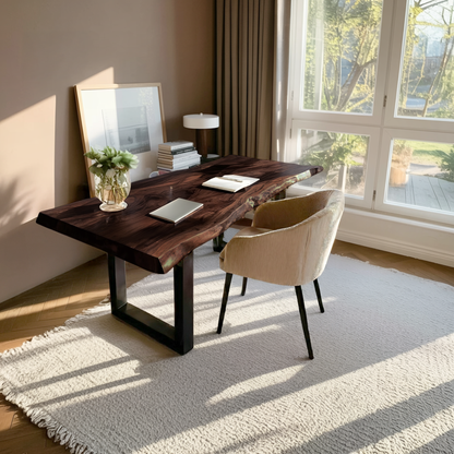 Farmhouse Solid Wood Desk For Classic Decor