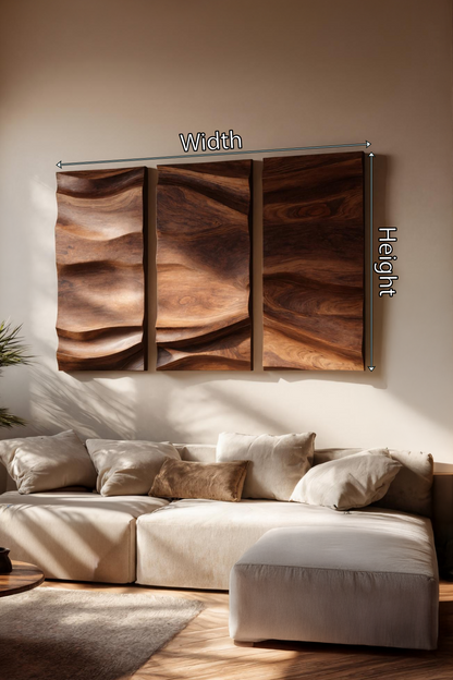 Handcrafted Solid Wood Wall Art For Modern Home