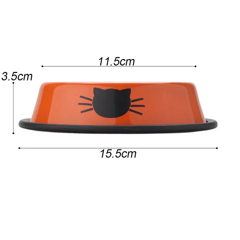 575419038 pet product dog cat food bowls stainless steel anti skid dogs cats water bowl pets drinking 2.webp