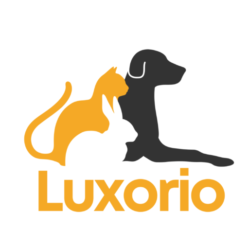 white illustrative pet shop logo